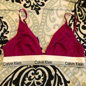 CALVIN KLEIN TRIANGLE BRA